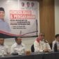 Ketua Harian DPP Partai Solidaritas Indonesia (PSI) Ahmad Ali dalam kegiatan konsolidasi dan pengarahan kepada jajaran DPW PSI Kepulauan Riau dan seluruh DPD PSI se-Kepulauan Riau di Hotel HARRIS, Batam, Kamis (22/10/2026). Foto: Istimewa 